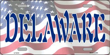LP-3619 Delaware Metal Novelty License Plate