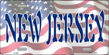 LP-3641 New Jersey Metal Novelty License Plate