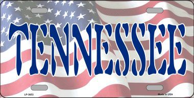 LP-3653 Tennessee Metal Novelty License Plate