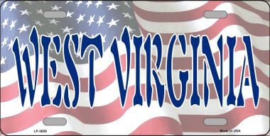 Picture of Smart Blonde LP-3659 West Virginia Metal Novelty License Plate