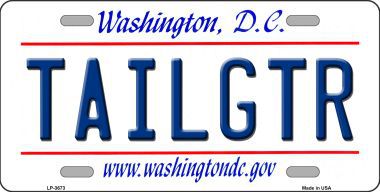 LP-3673 Tailgtr Washington DC Novelty Metal License Plate