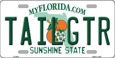 LP-3674 Tailgtr Florida Novelty Metal License Plate