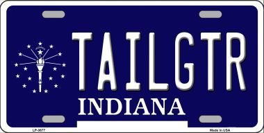 Picture of Smart Blonde LP-3677 Tailgtr Indiana Novelty Metal License Plate