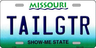 LP-3683 Tailgtr Missouri Novelty Metal License Plate