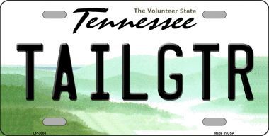 LP-3688 Tailgtr Tennessee Novelty Metal License Plate