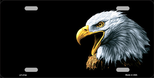 LP-3744 Bald Eagle Offset Metal Novelty License Plate