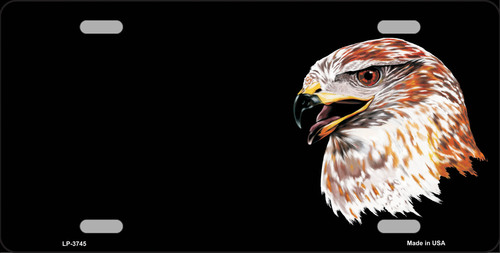 LP-3745 Falcon Offset Metal Novelty License Plate