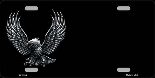 LP-3765 Eagle Offset Metal Novelty License Plate