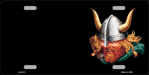 Picture of Smart Blonde LP-3771 Warrior Offset Metal Novelty License Plate