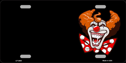 Picture of Smart Blonde LP-3809 Clown Offset Metal Novelty License Plate