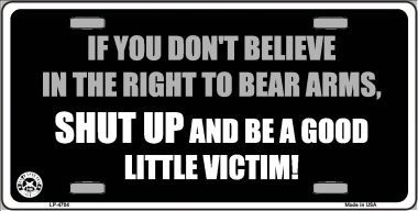 LP-4704 If You Do Not Believe In The Right Metal Novelty License Plate
