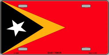 LP-4005 East Timor Flag Metal Novelty License Plate