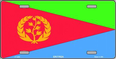 LP-4008 Eritrea Flag Metal Novelty License Plate