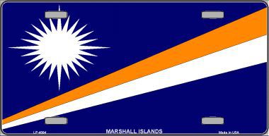 Picture of Smart Blonde LP-4094 Marshall Islands Flag Metal Novelty License Plate