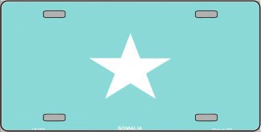 LP-4144 Somalia Flag Metal Novelty License Plate