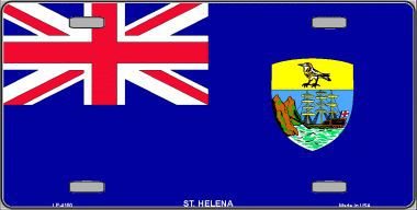 LP-4150 St Helena Flag Metal Novelty License Plate