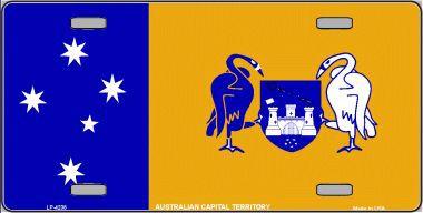 LP-4238 Australia Capital Territory Metal Novelty License Plate