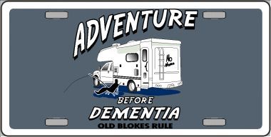 LP-4440 Adventure Before Dementia Metal Novelty License Plate