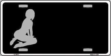 LP-4611 Lap Dancer Offset Metal Novelty License Plate