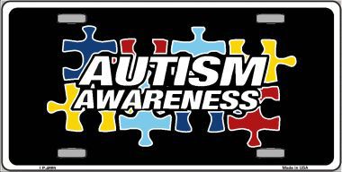 Autism Awareness Metal Novelty License Plate Sign