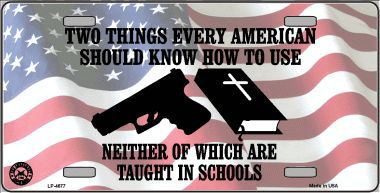 Picture of Smart Blonde LP-4677 Every American Should Know Metal Novelty License Plate