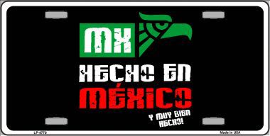 LP-4770 Made In Mexico Metal Novelty License Plate