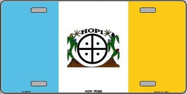 LP-5033 Hope Tribe Flag Metal Novelty License Plate