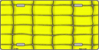 LP-5091 Web Yellow Background Metal Novelty License Plate