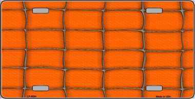 LP-5094 Web Orange Background Metal Novelty License Plate
