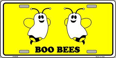 LP-5115 Boo Bees Metal Novelty License Plate