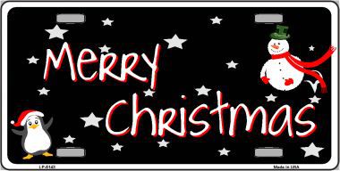 LP-5143 Merry Christmas Metal Novelty License Plate