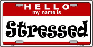 LP-5188 Stressed Metal Novelty License Plate