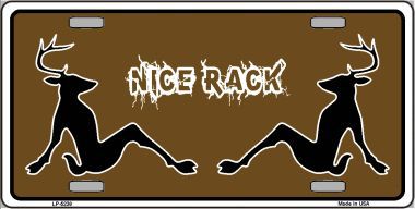 LP-5238 Nice Rack Novelty Metal License Plate