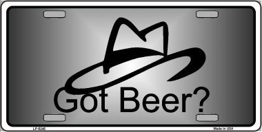LP-5245 Got Beer Novelty Metal License Plate