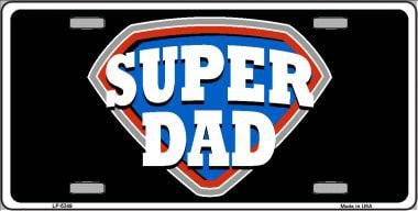 LP-5349 Super Dad Novelty Metal License Plate