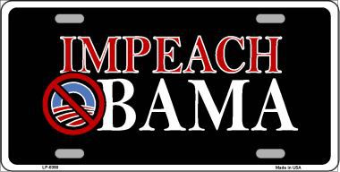 LP-5350 Impeach Obama Novelty Metal License Plate