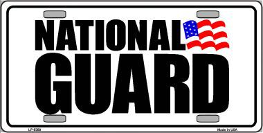 LP-5359 National Guard Novelty Metal License Plate