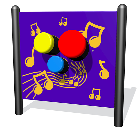 Picture of Sports Play Equipment 922-225-F Bongos Interactive Free-Standing Panel