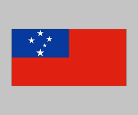 Picture of World Flag R150346 Samoa Flag