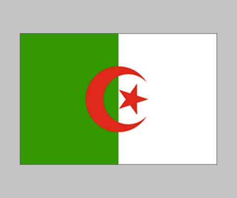 Picture of World Flag F001315 Algeria Flag