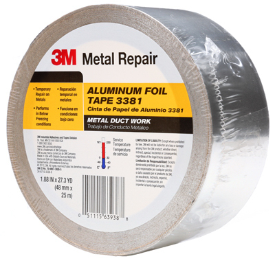 Picture of 3M Company 3381 1.88 in. x 50 yd.- Aluminum Foil Tape- Silver