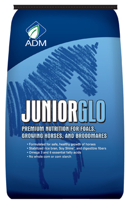 Picture of Adm Alliance Nutrition Inc 80955AAA24 50 Lbs. JuniorGlo Horse Feed