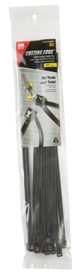 Inc 45-311UVBSC 11 in. Self Cutting Cable Tie- Black