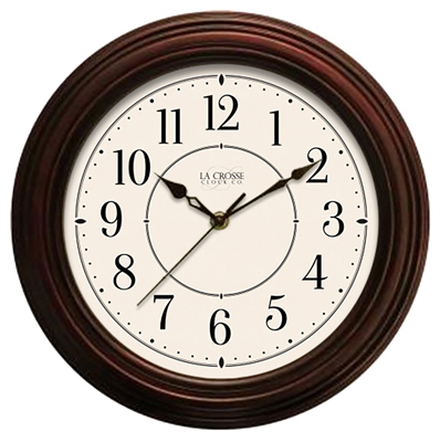 Picture of La Crosse Technology Ltd 404-2630W 12 in. Faux Wood Wall Clock
