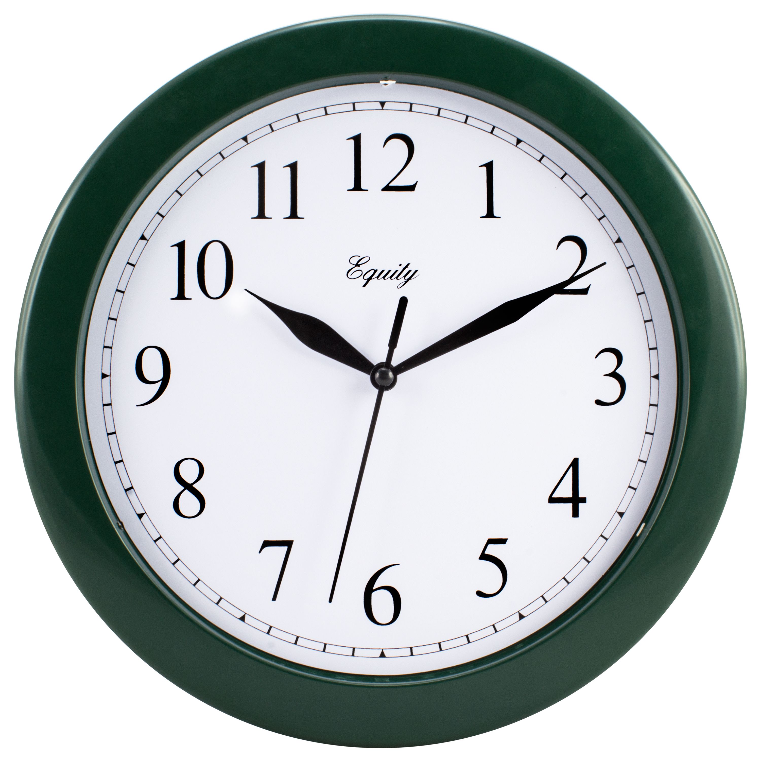 Picture of La Crosse Technology Ltd 25205 10 in. Green Plastic Wall Clock