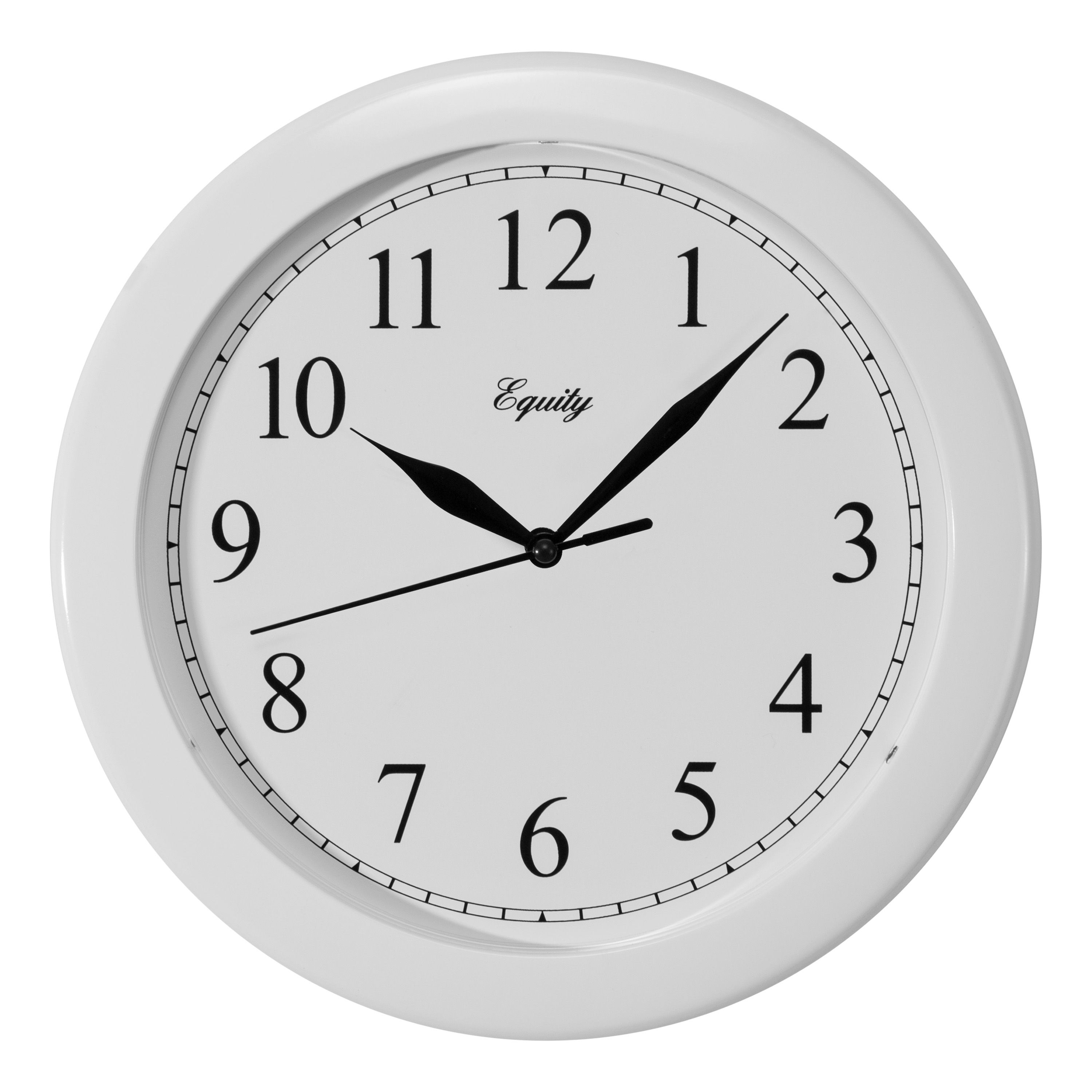 25201 10 in. White Plastic Wall Clock -  La Crosse Technology Ltd, LA577150
