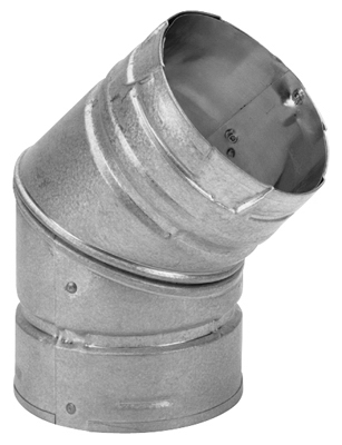 Picture of M&G Duravent Inc 4PVL-E45R 4 in. 45 Degree Pellet Vent Elbow