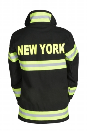 Picture of Aeromax FB-NY-23 Junior Fire Fighter New York Suit&#44; Age 2 to 3 Years - Black