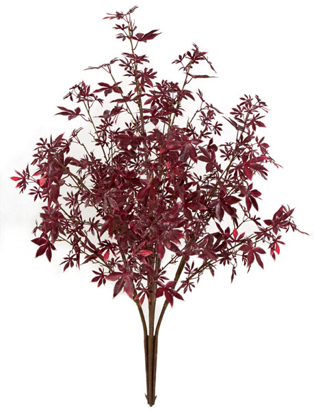 Picture of Autograph Foliages A-144180 48 in. Maple Bush- Burgundy