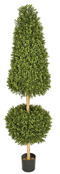 Picture of Autograph Foliages AUV-102790 6 ft. Boxwood Ball & Cone Topiary- Tutone Green